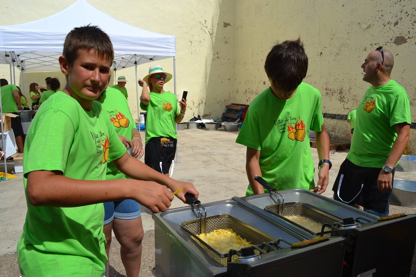 Festival de la patata a la brava en Villar de Torre