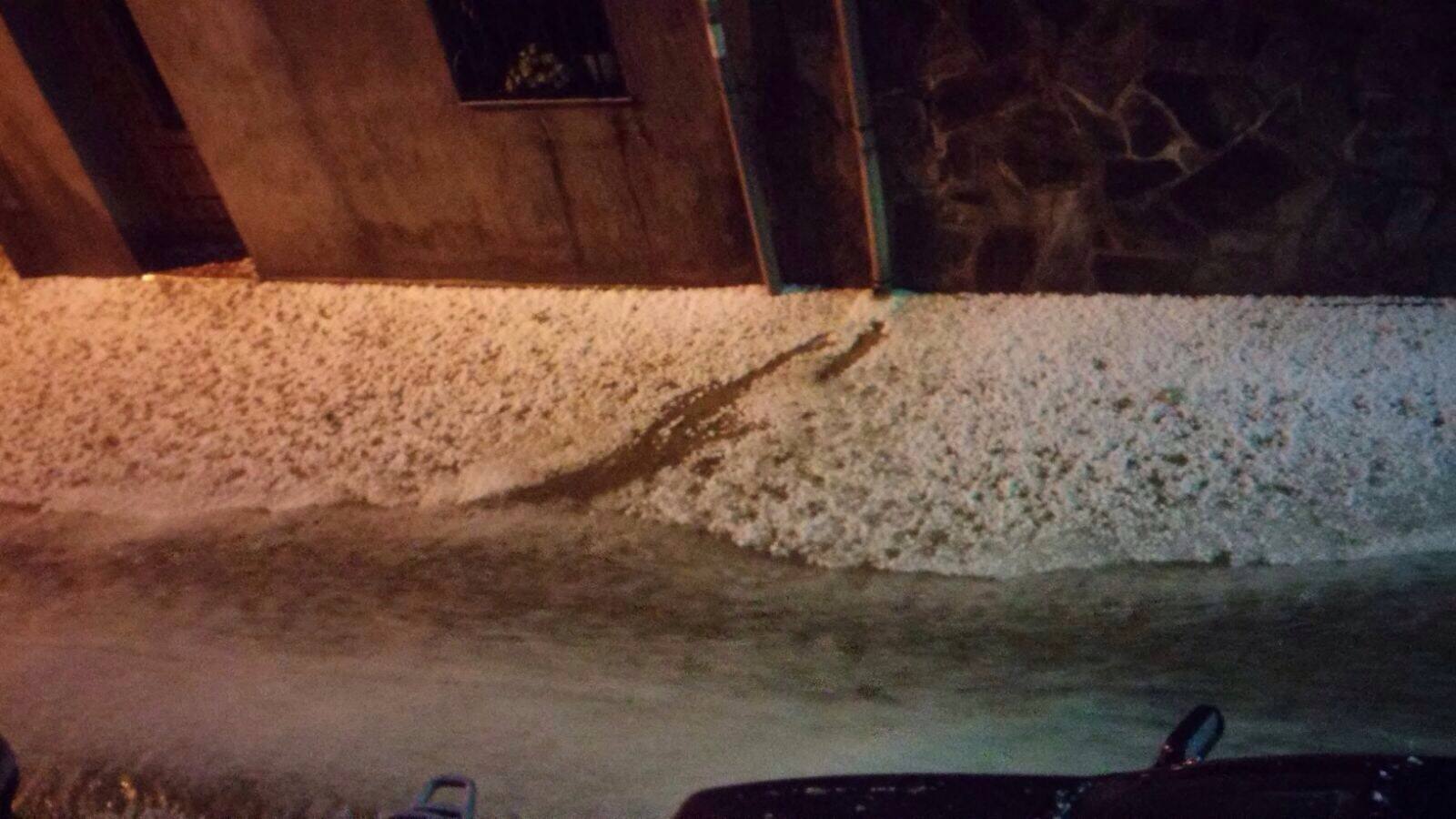Granizada en Albelda, Nalda, Islallana, Nieva y Torrecilla