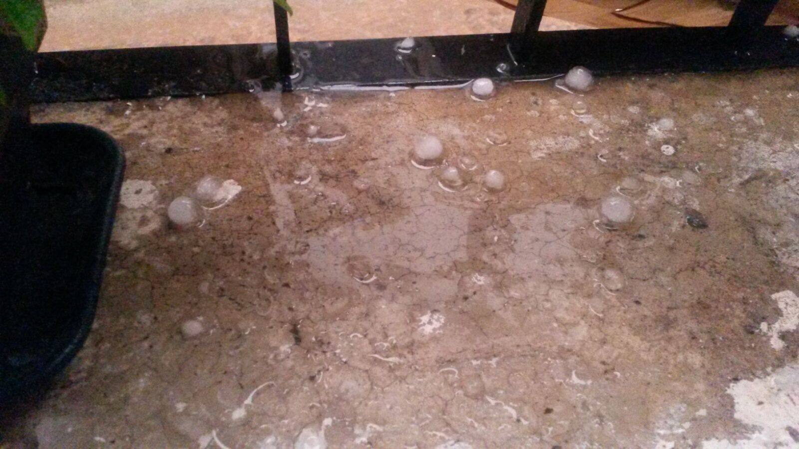 Granizada en Albelda, Nalda, Islallana, Nieva y Torrecilla