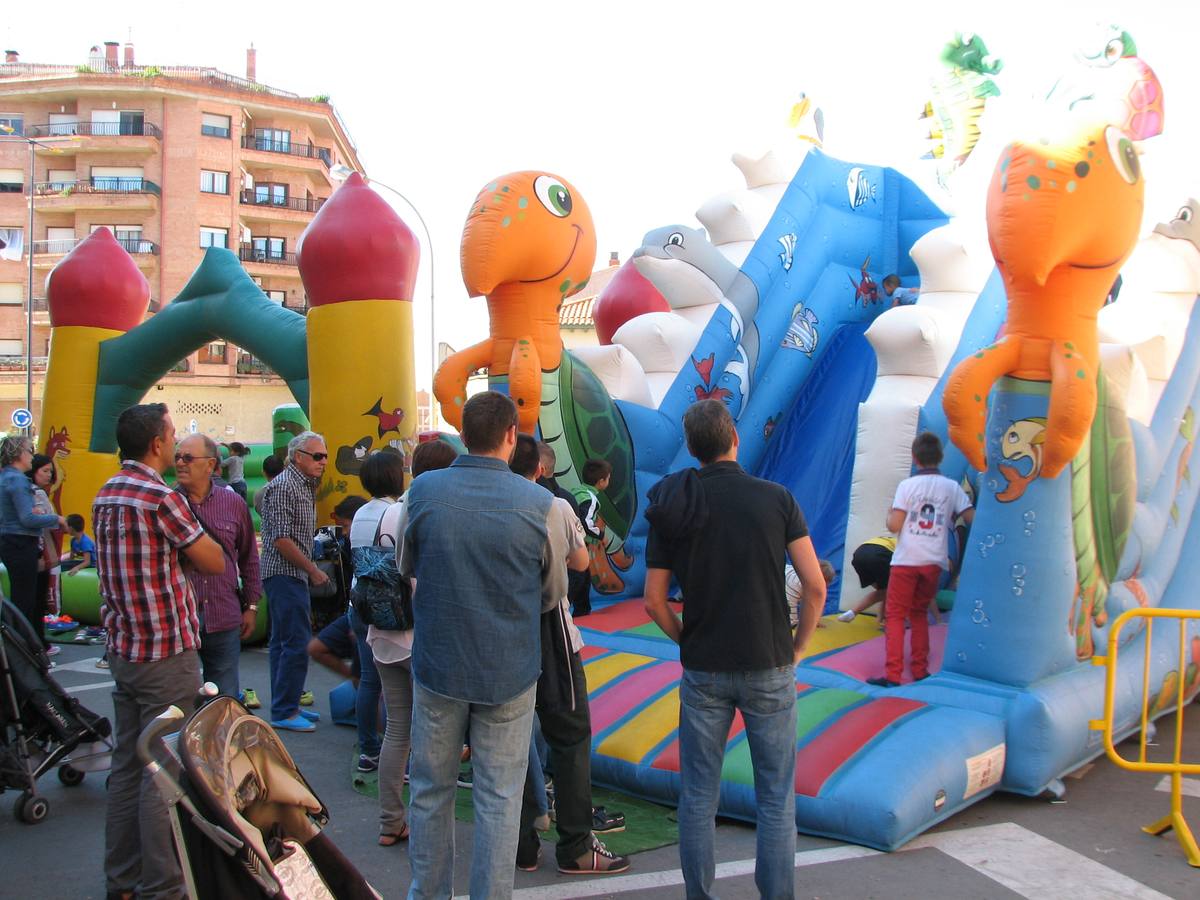 Tercer día de fiestas en Alfaro y ruta Jacobea del Ebro