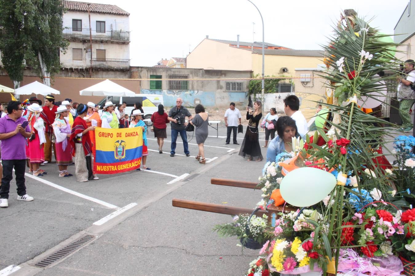 La comunidad ecuatoriana celebra la Virgen del Cisne en Alfaro