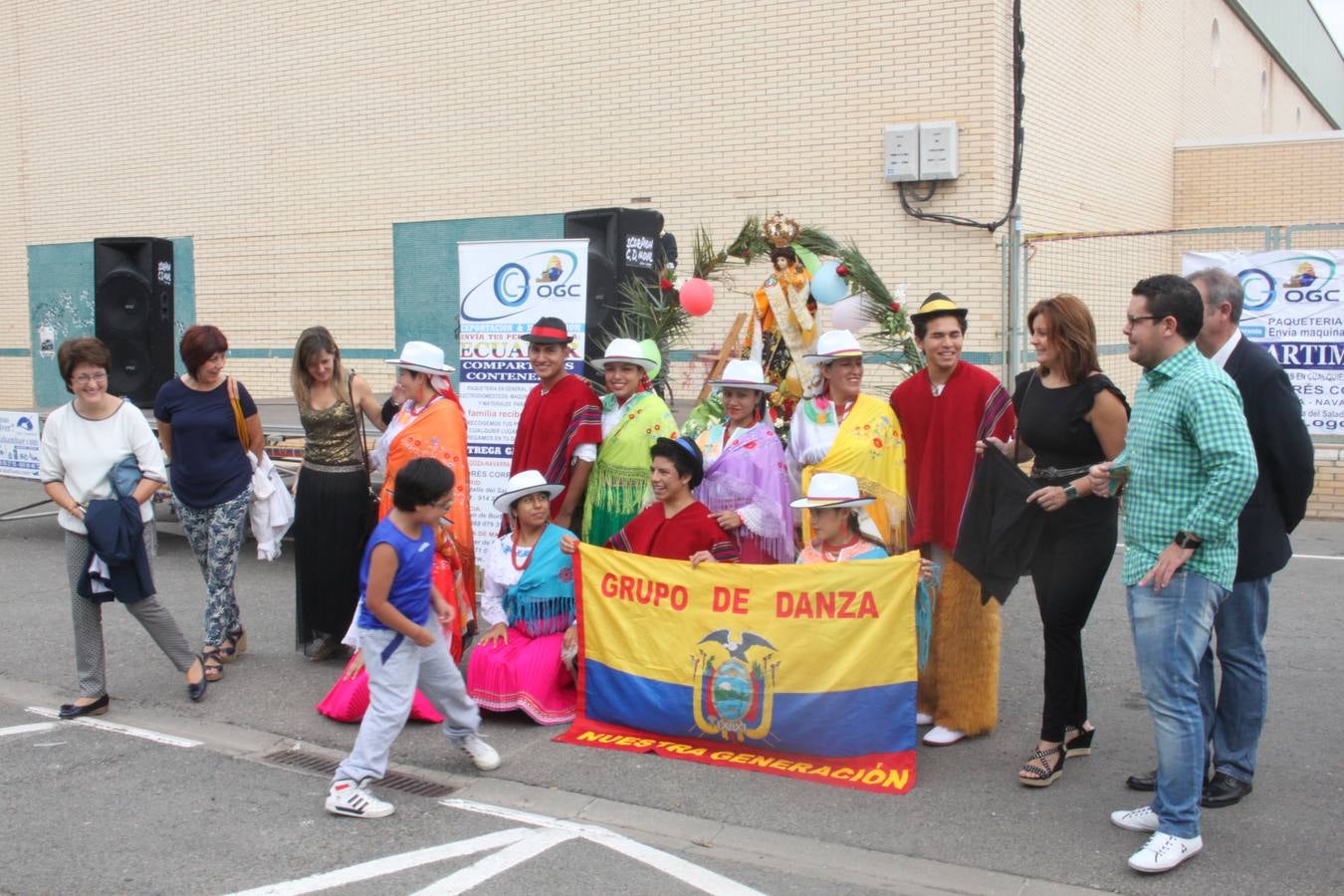 La comunidad ecuatoriana celebra la Virgen del Cisne en Alfaro