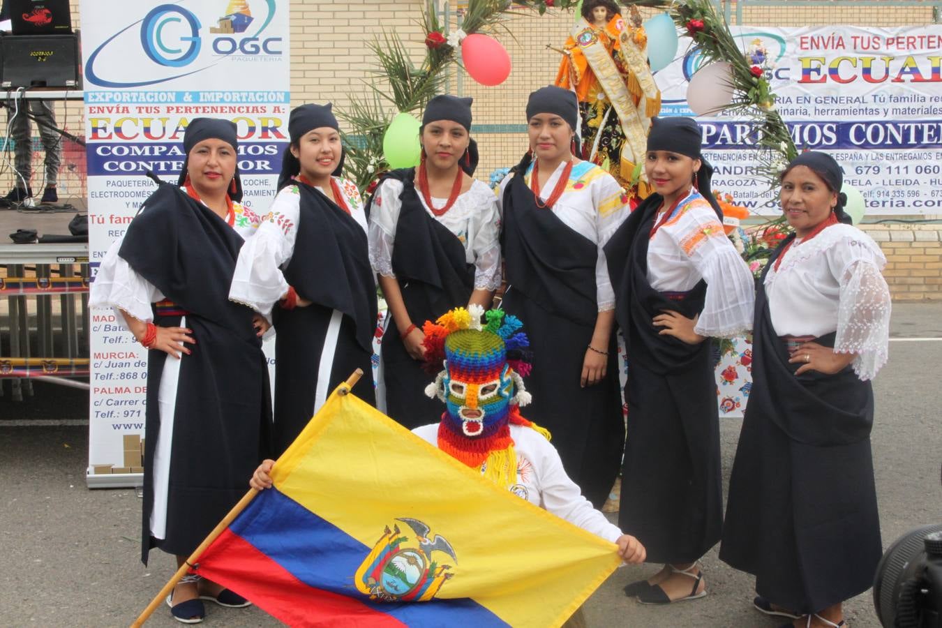 La comunidad ecuatoriana celebra la Virgen del Cisne en Alfaro