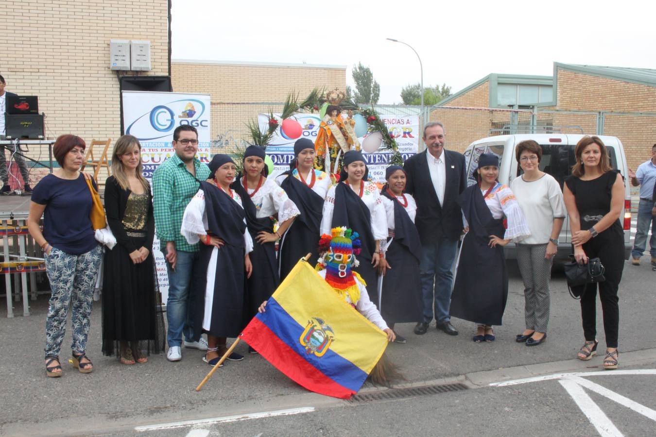 La comunidad ecuatoriana celebra la Virgen del Cisne en Alfaro