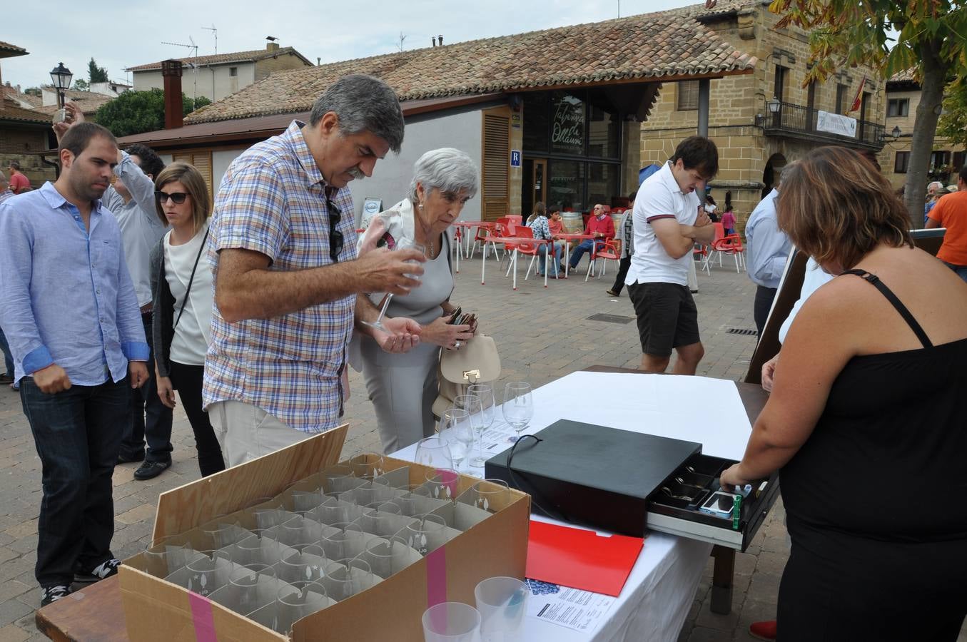 Mercado de la vendimia en Ollauri