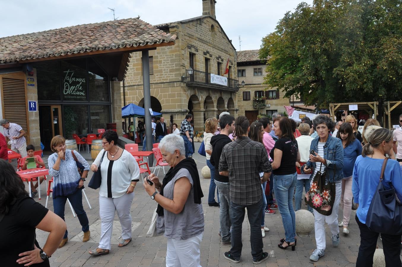 Mercado de la vendimia en Ollauri