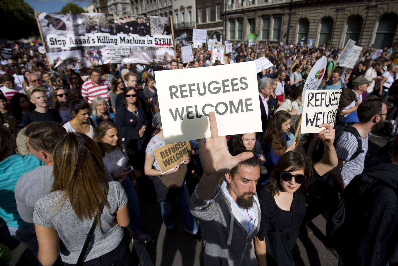 Europa sale a la calle en apoyo a los refugiados