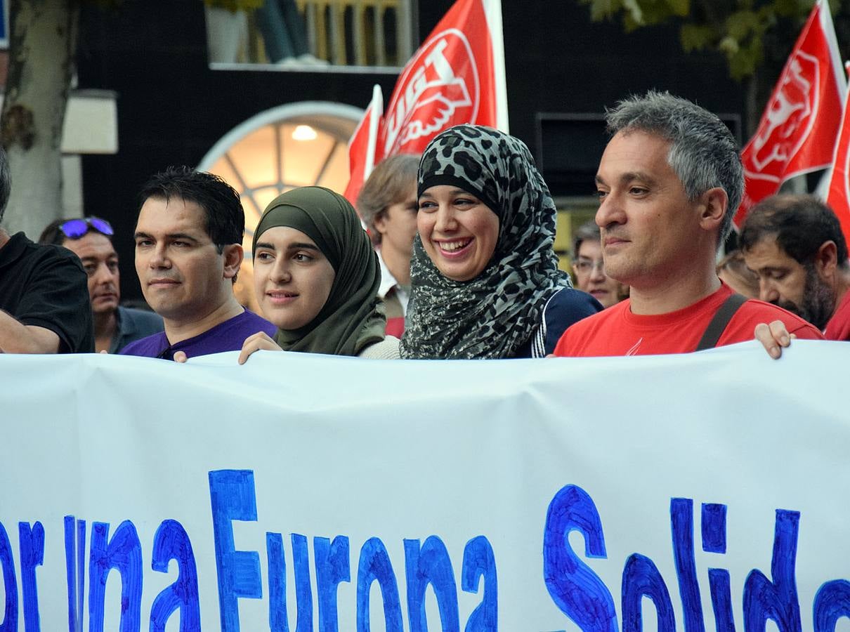 Logroño con los refugiados