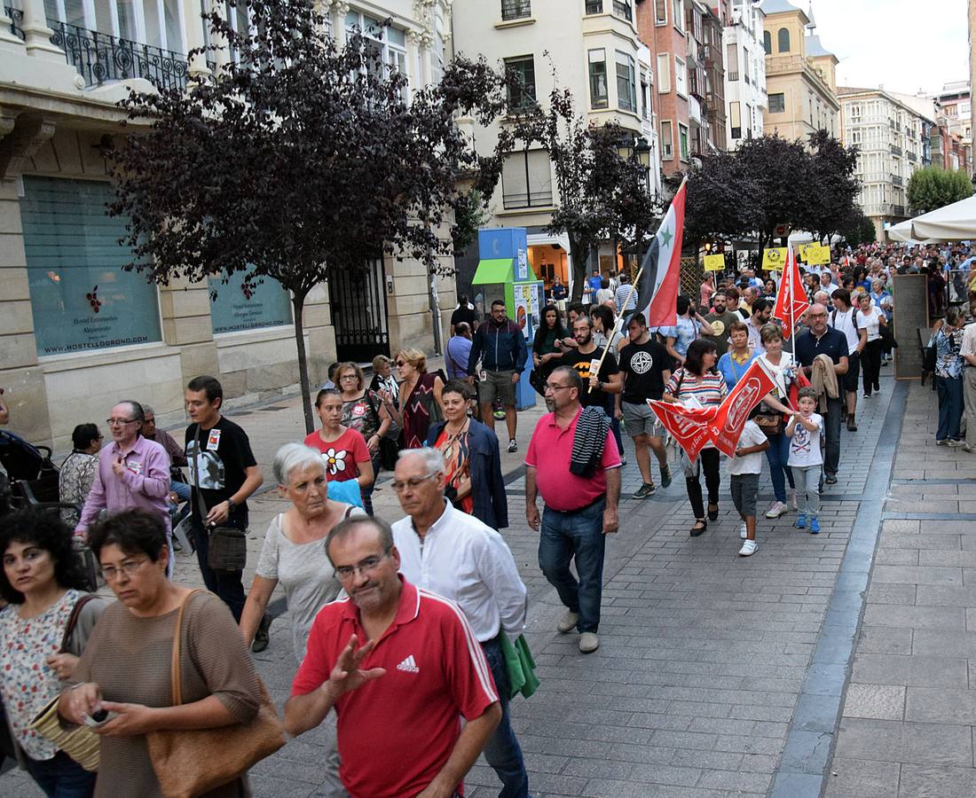 Logroño con los refugiados