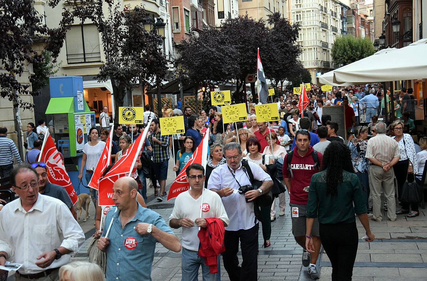 Logroño con los refugiados