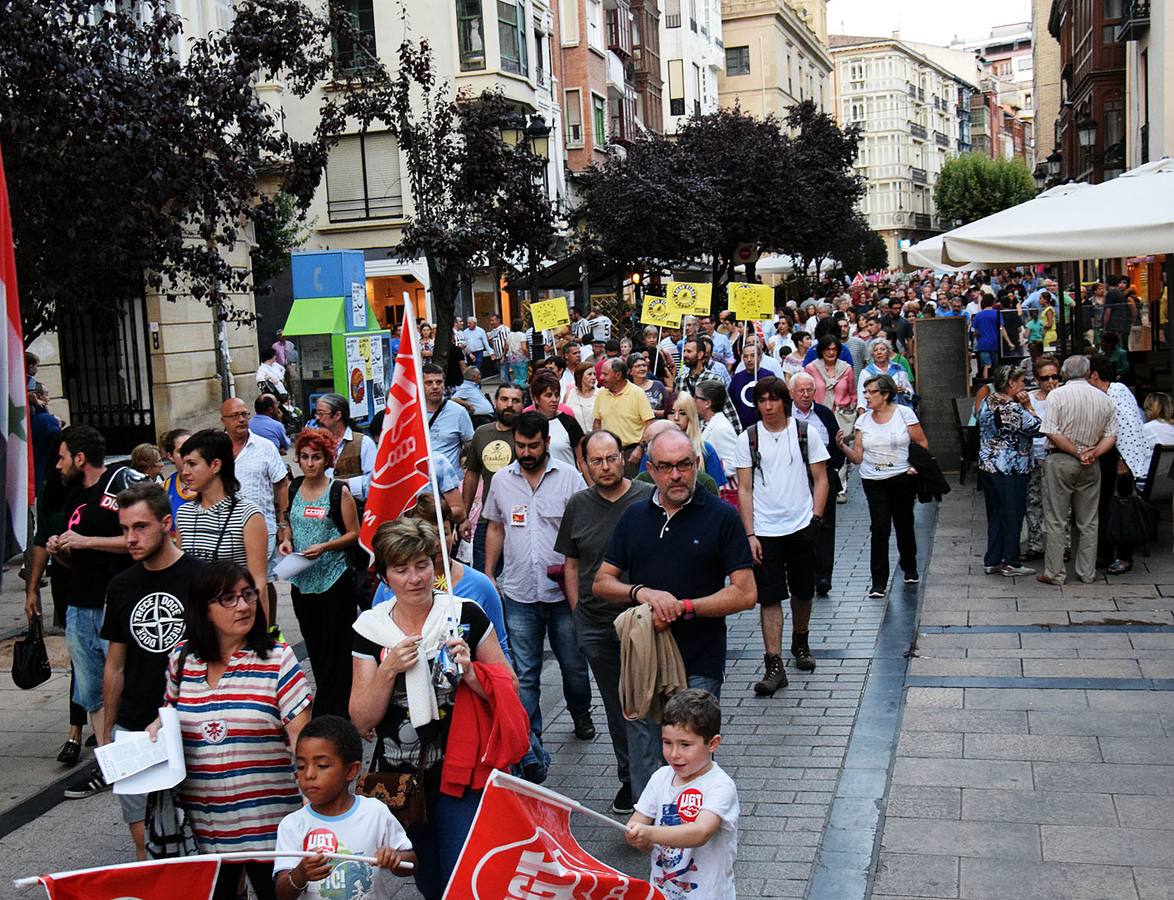 Logroño con los refugiados