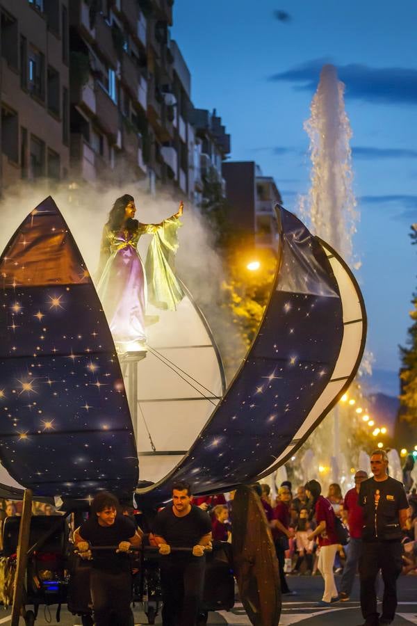 San Mateo: desfile de carrozas