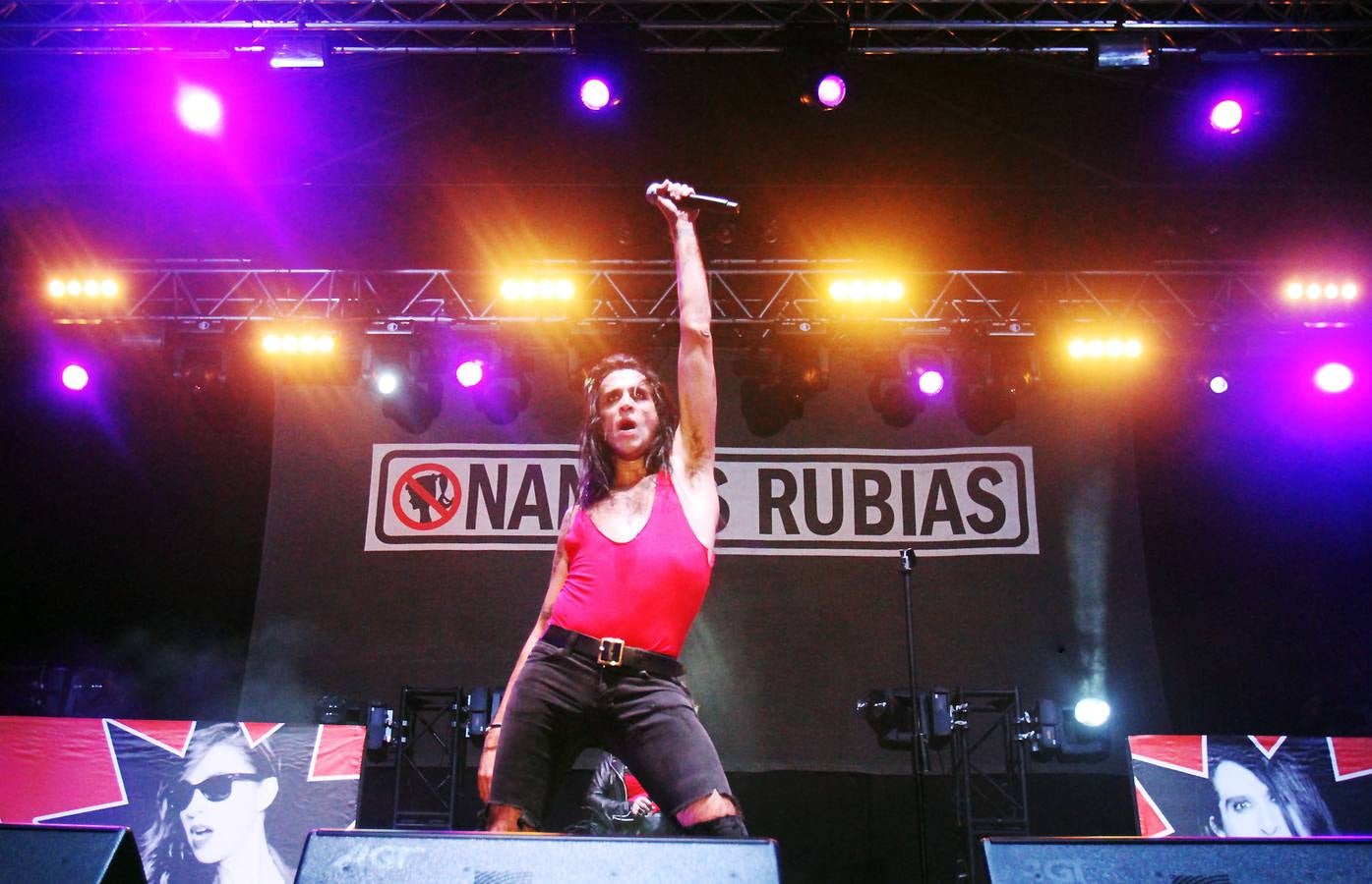 Nancys Rubias en la plaza del Ayuntamiento