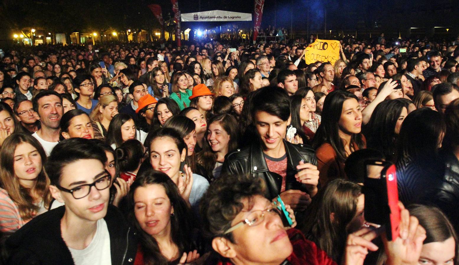 Nancys Rubias en la plaza del Ayuntamiento