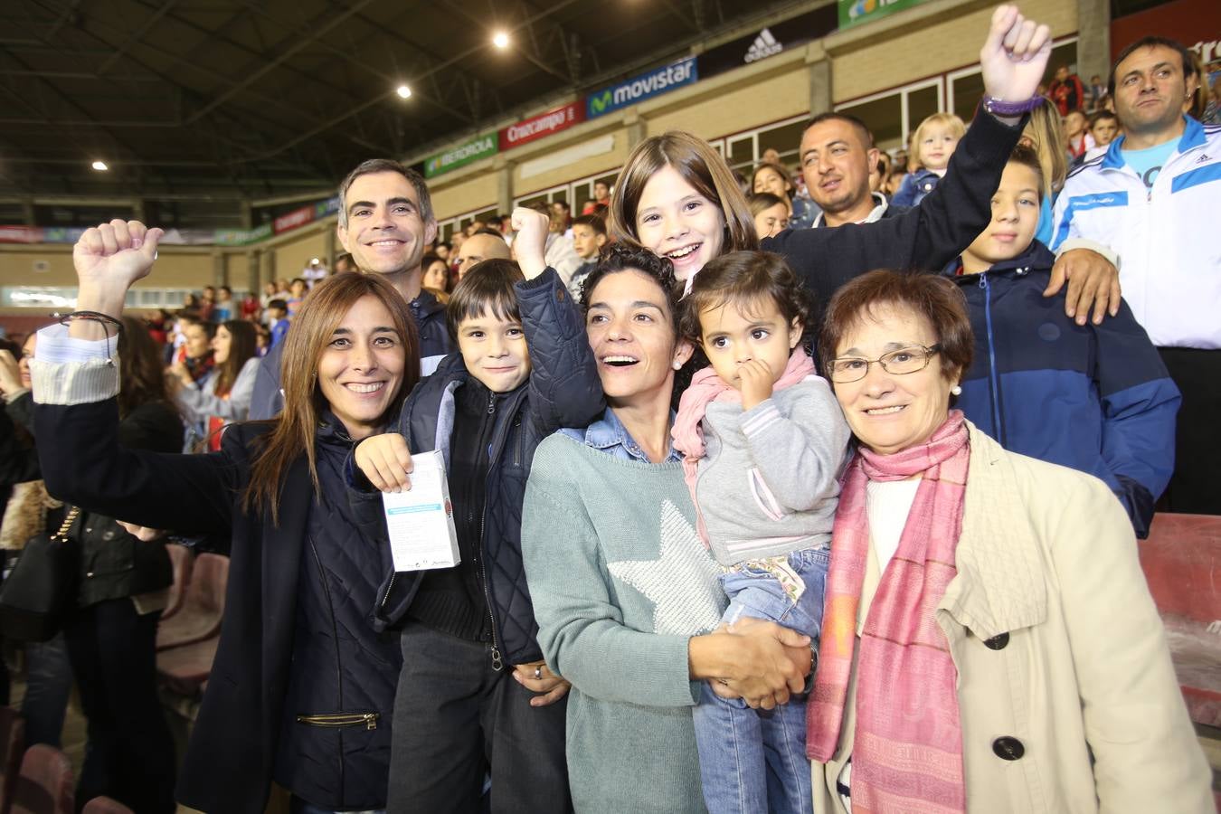 Logroño arropa a la selección en su entrenamiento en Las Gaunas