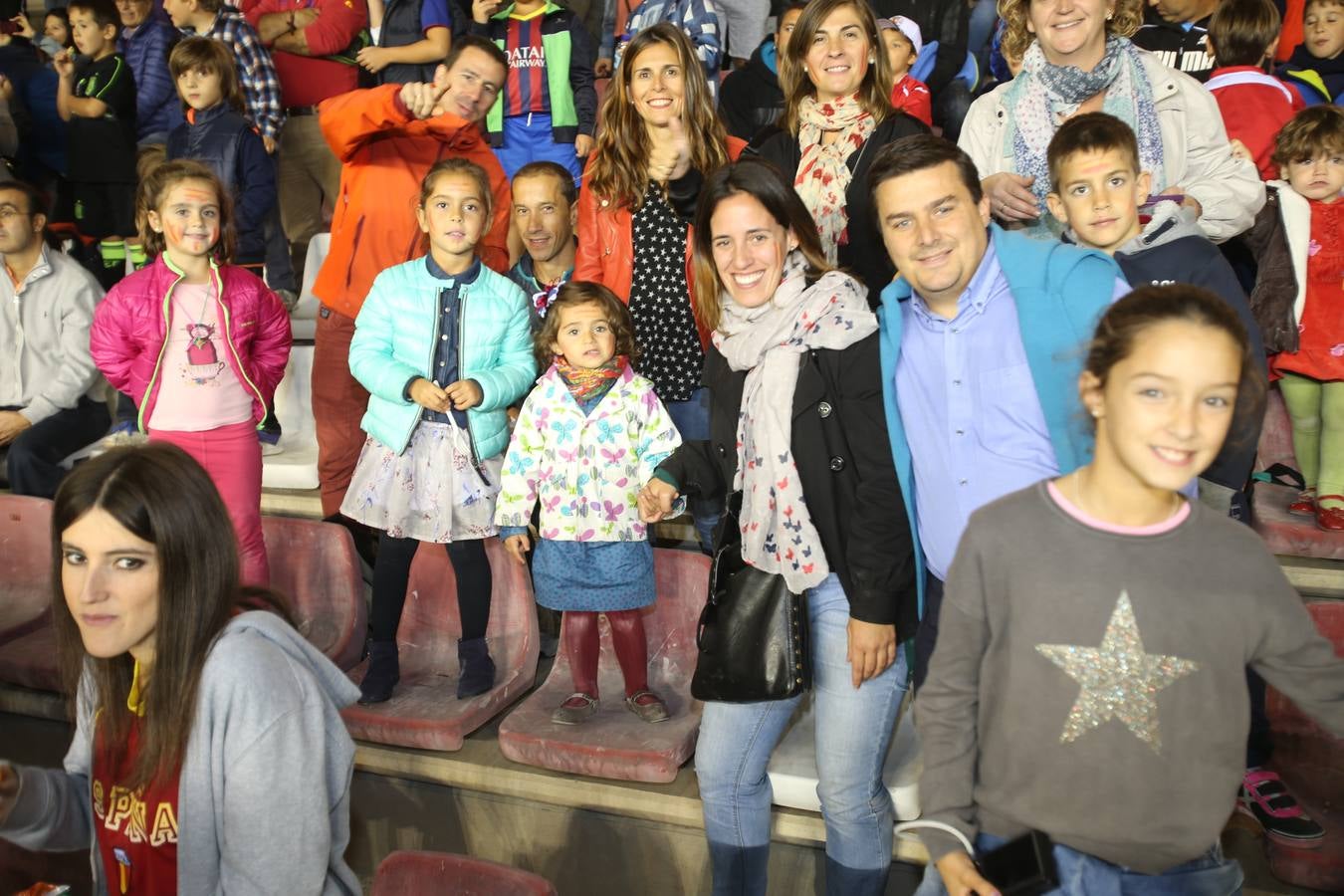 Logroño arropa a la selección en su entrenamiento en Las Gaunas