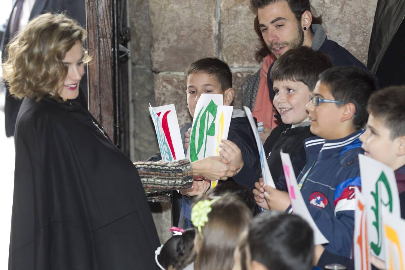 San Millán recibe a la Reina Letizia