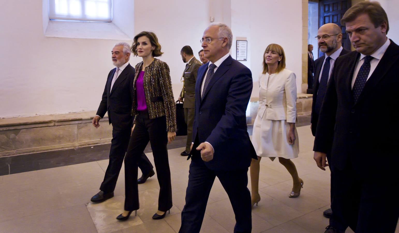 San Millán recibe a la Reina Letizia