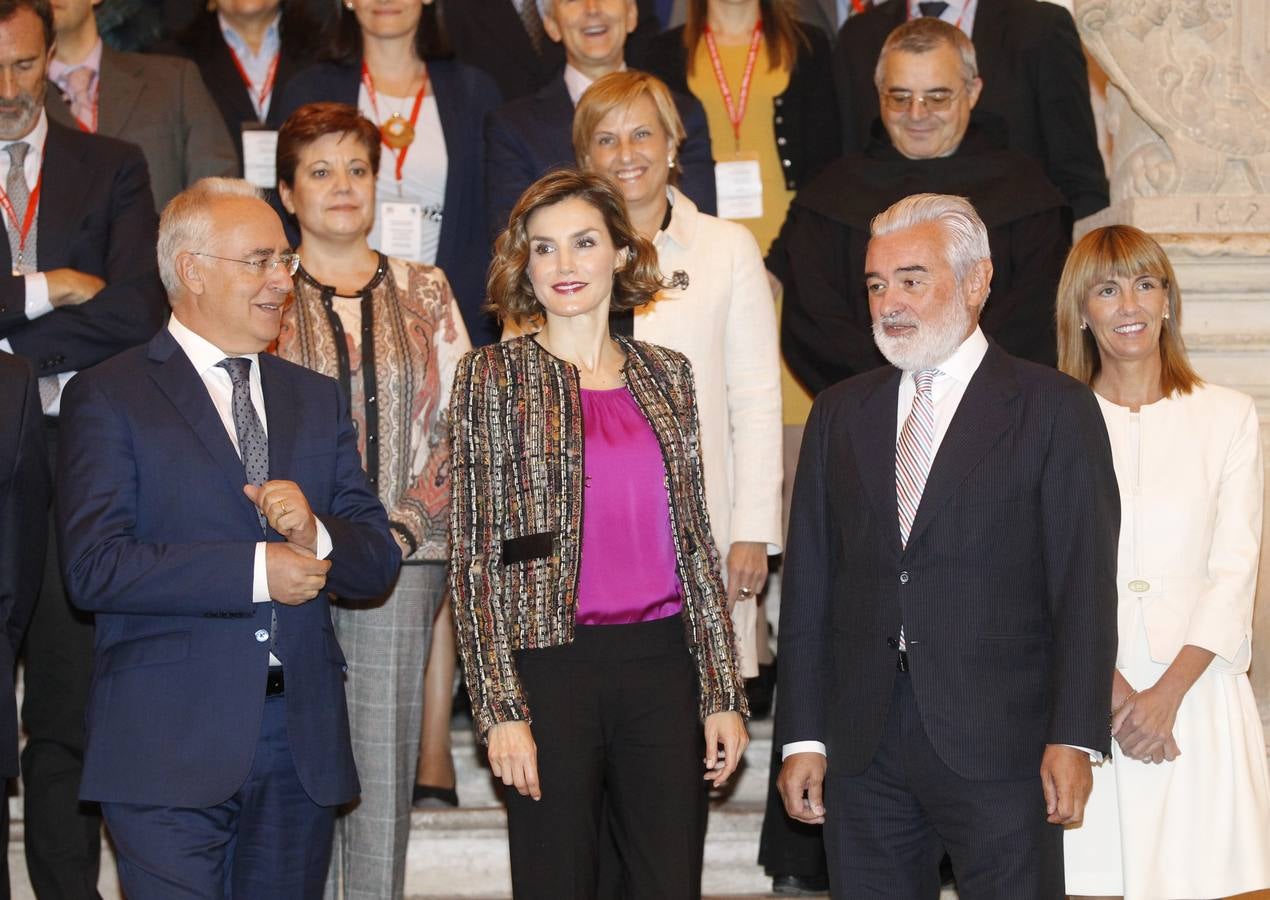 San Millán recibe a la Reina Letizia