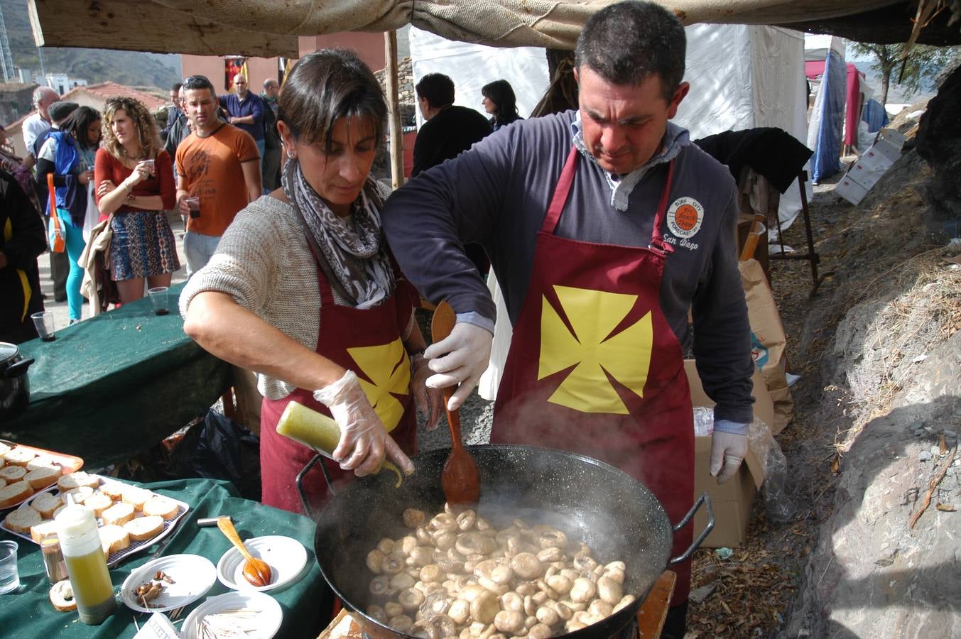 Cornago celebra el segundo día de la X edición de las Jornadas de Artesanía Medieval