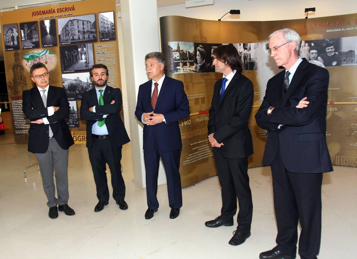 Inauguración en Logroño de la exposición sobre Escrivá de Balaguer, fundador del OPUS DEI