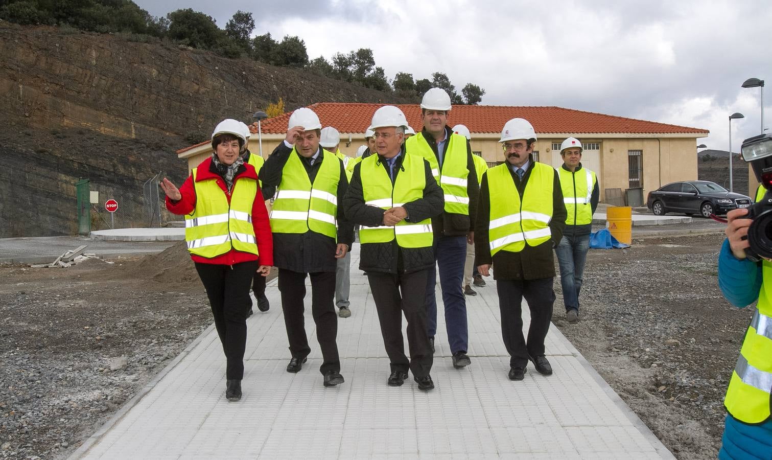 Las obras de la presa de Enciso