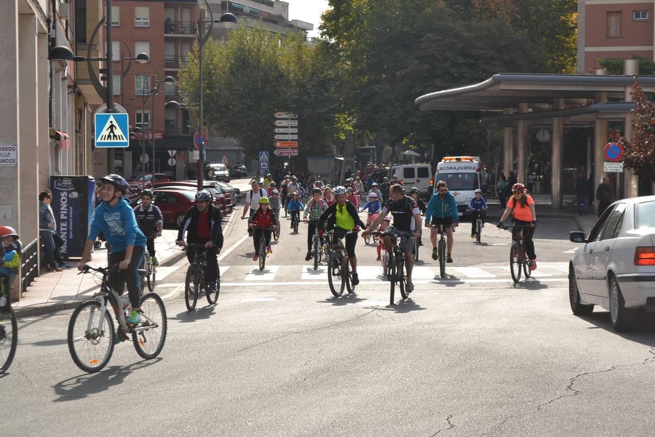 Fiesta de la bicicleta en Nájera