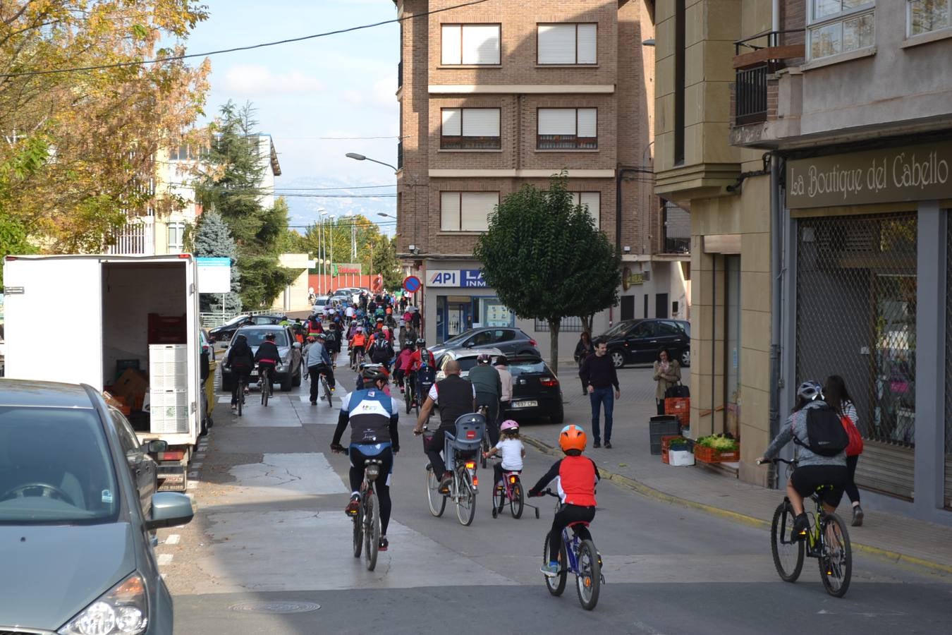 Fiesta de la bicicleta en Nájera