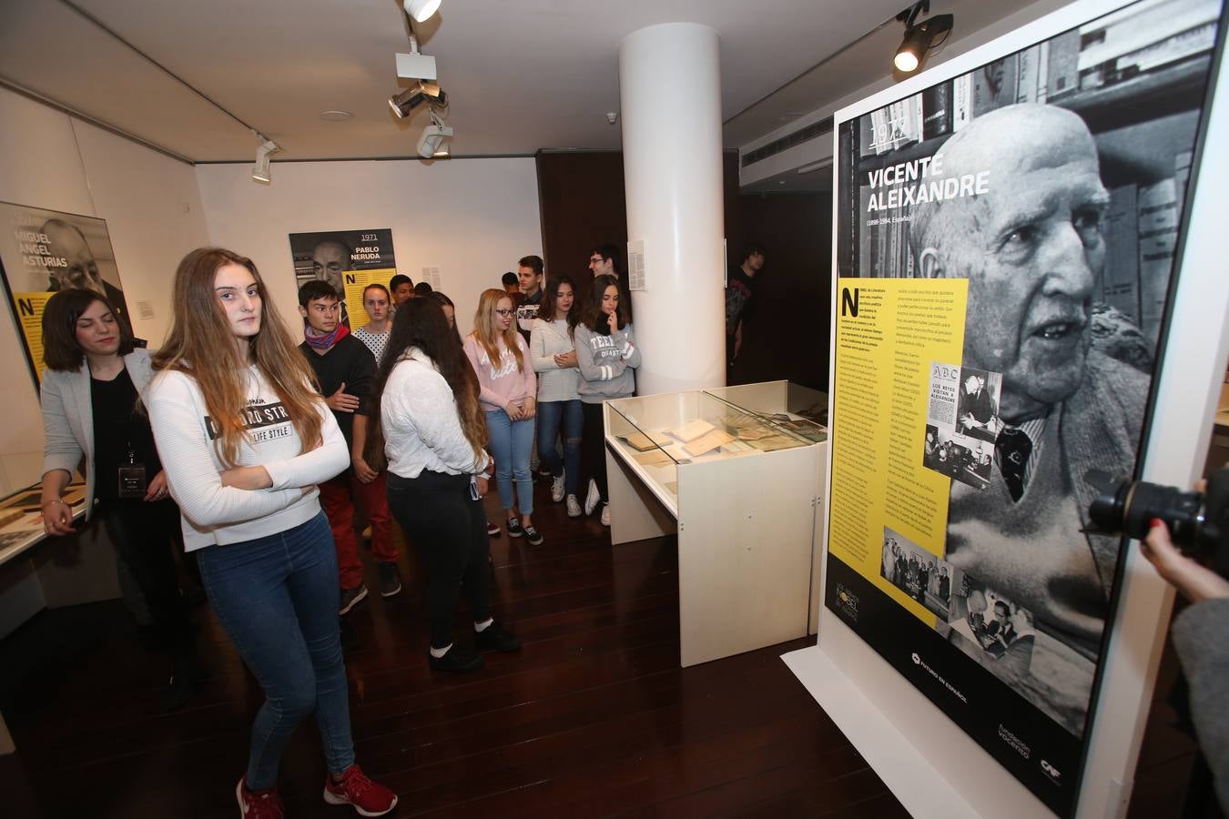Exposición de los premios Nobel de las letras hispanas