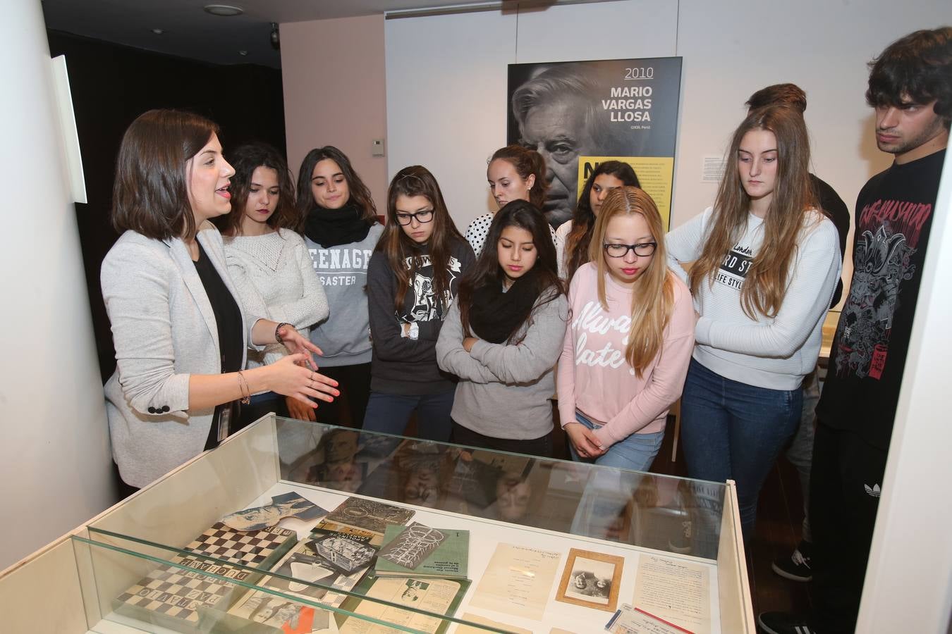 Exposición de los premios Nobel de las letras hispanas