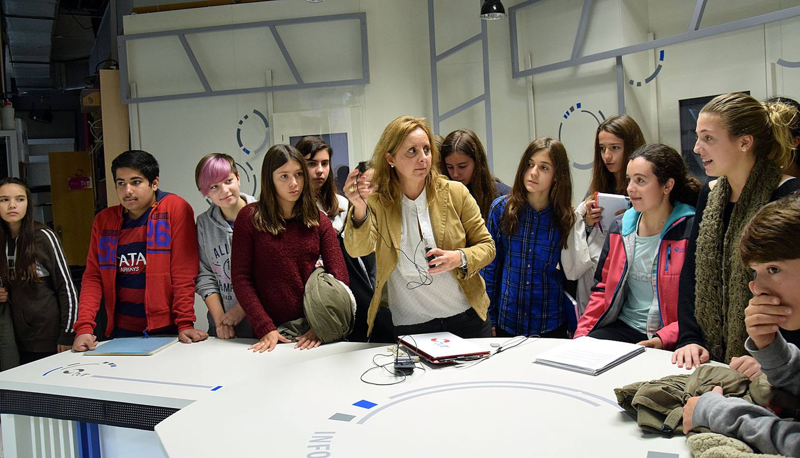 Alumnos del Sagasta visitan Diario LA RIOJA