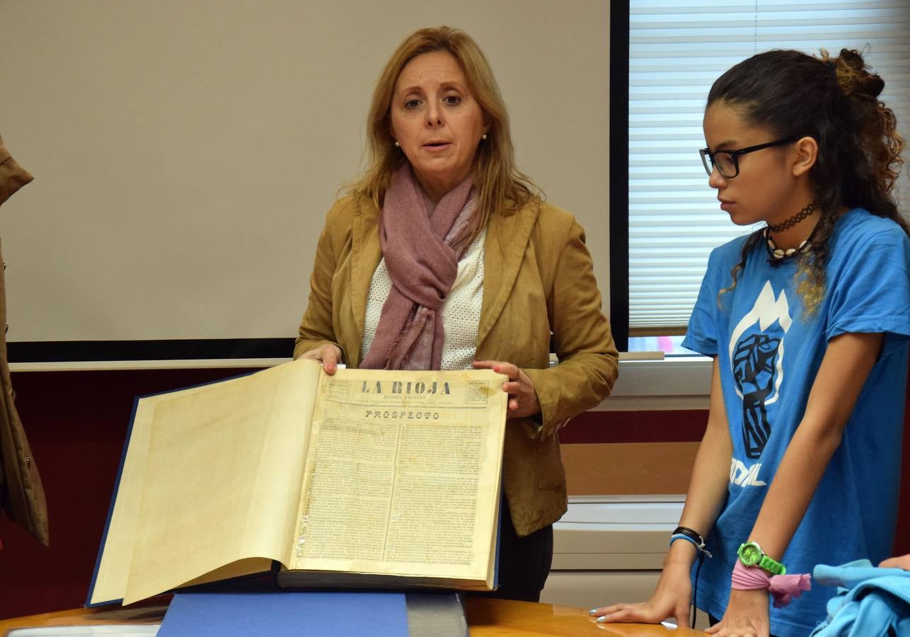 Alumnos del Sagasta visitan Diario LA RIOJA