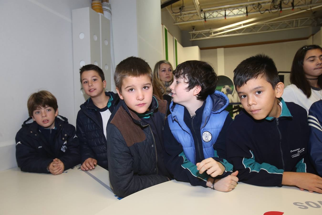 Hoy nos visitan los alumnos de 5º A de las Adoratrices