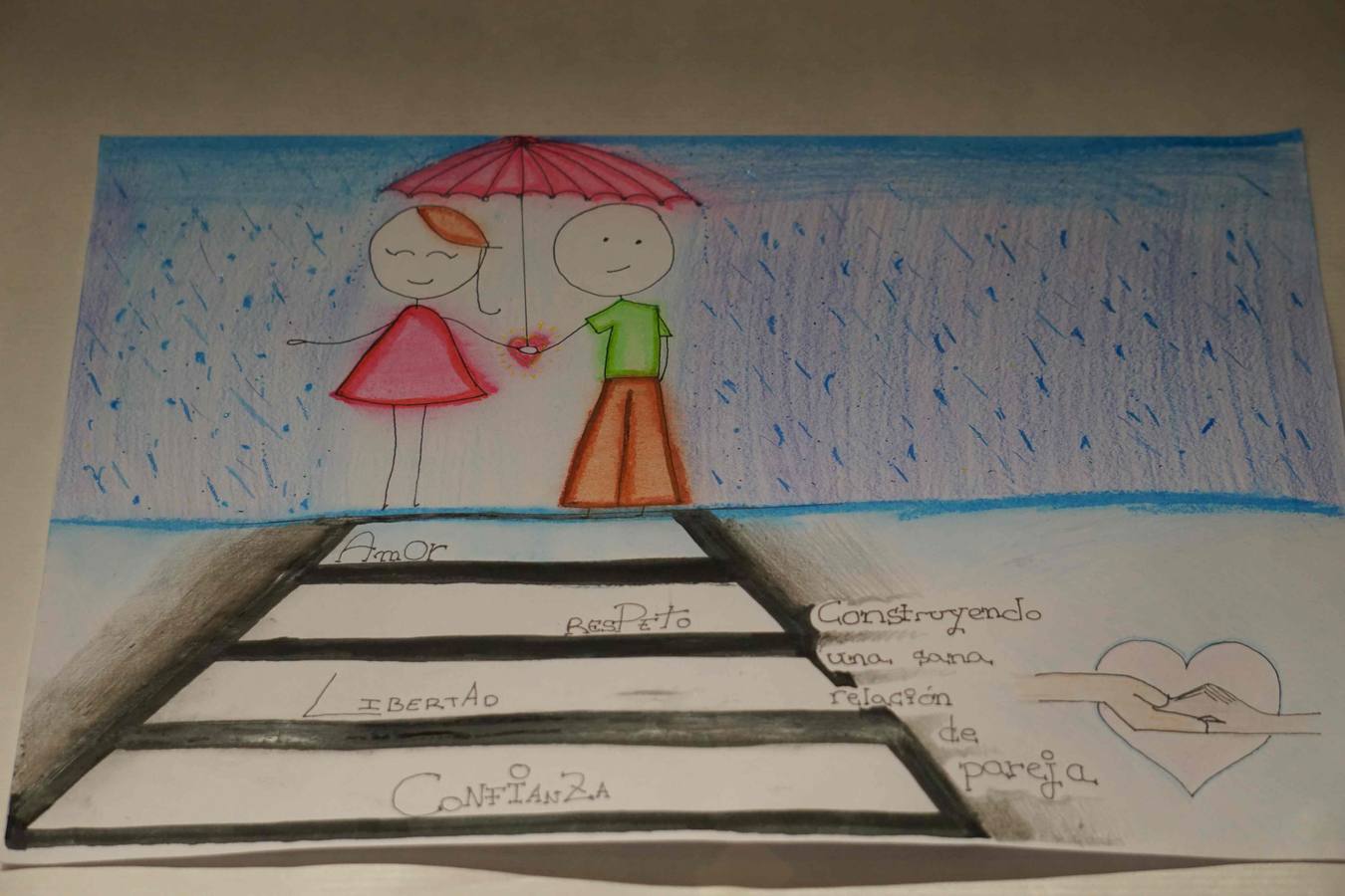 Dibujos por el respeto en el Colegio de Psicólogos (I)