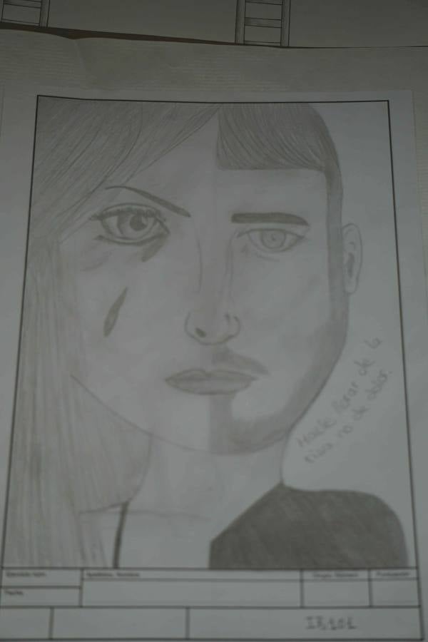 Dibujos por el respeto en el Colegio de Psicólogos (I)