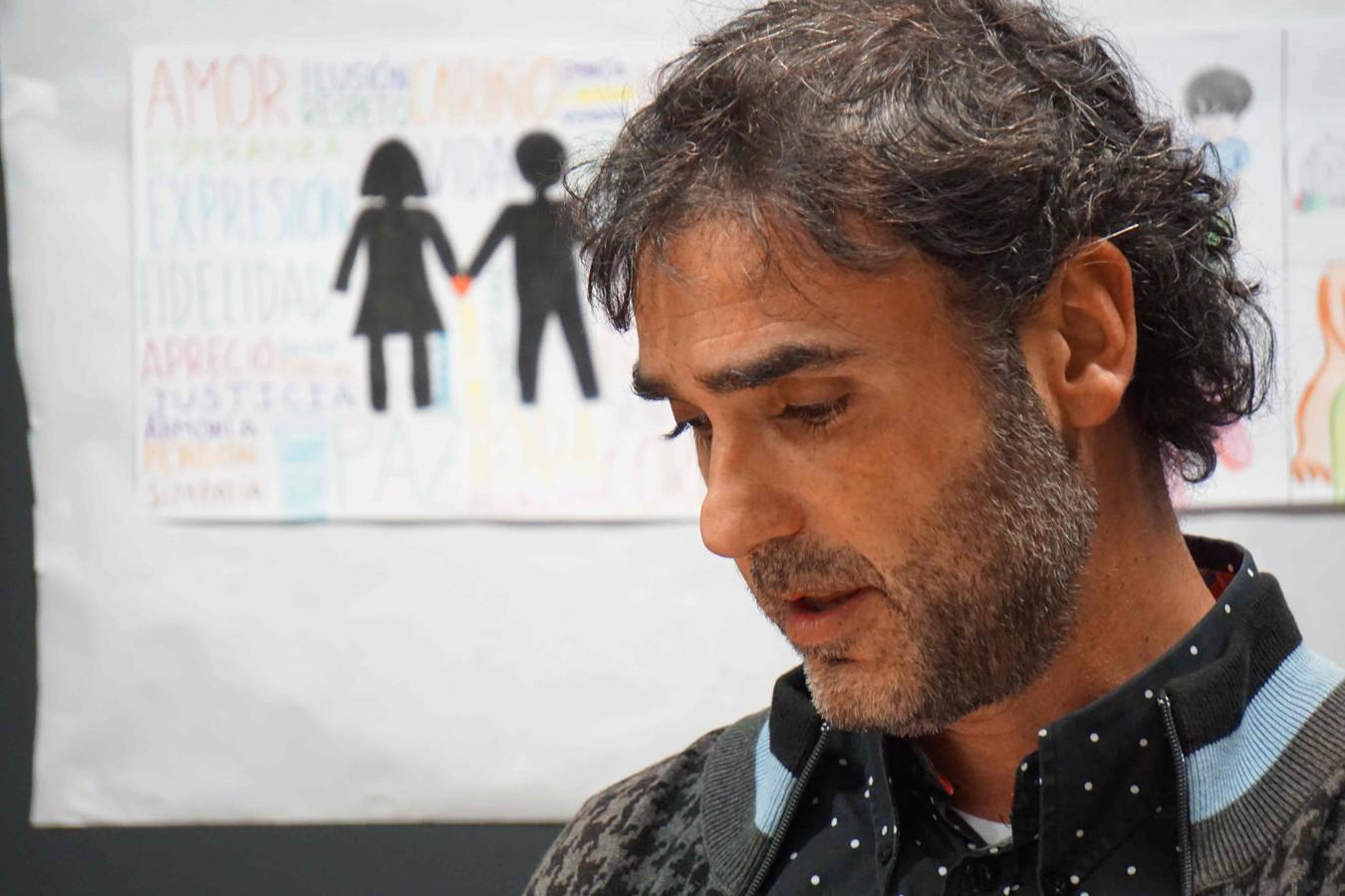 Dibujos por el respeto en el Colegio de Psicólogos (II)