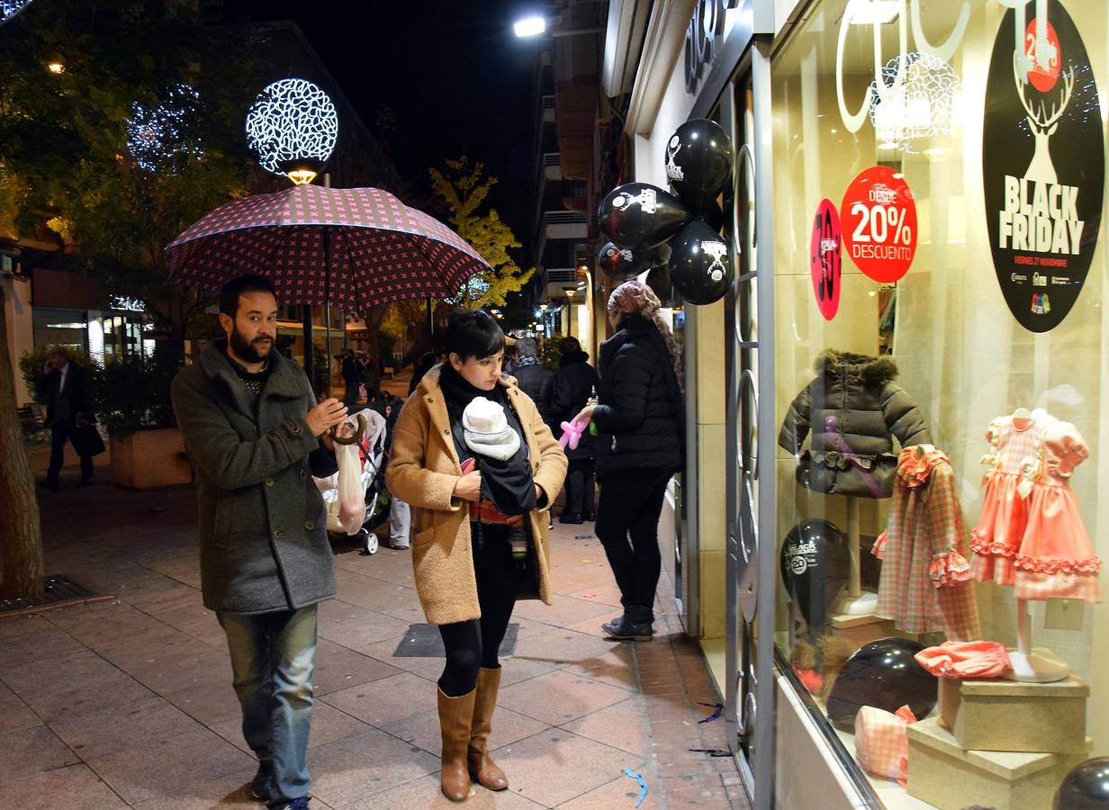 La noche del Black Friday en Logroño