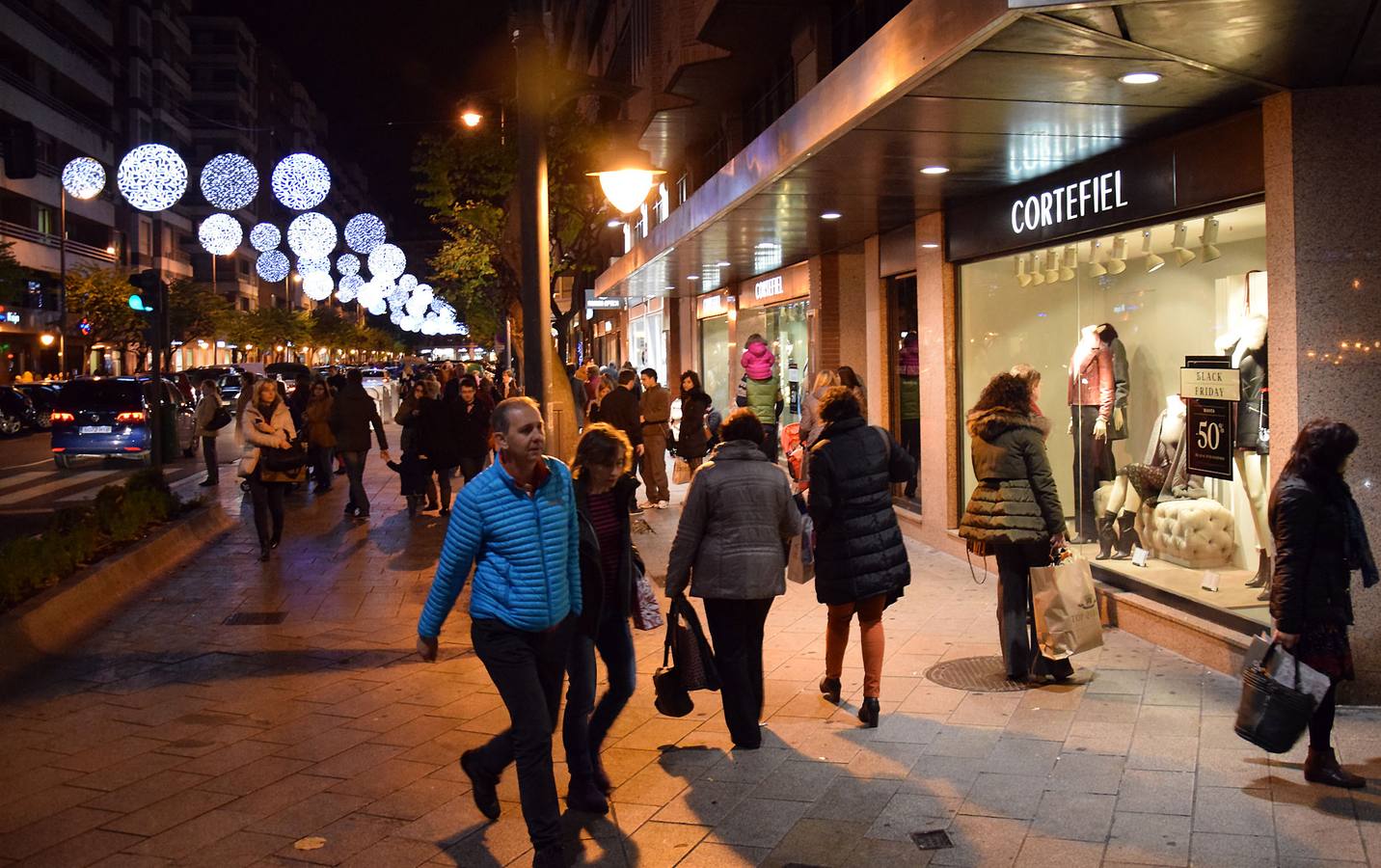 La noche del Black Friday en Logroño