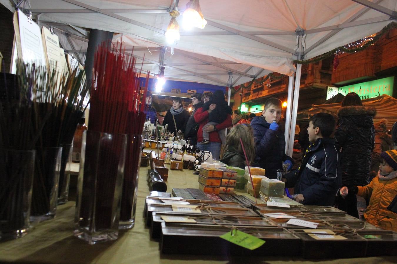 Mercado y hogueras de Santa Lucía en Arnedo