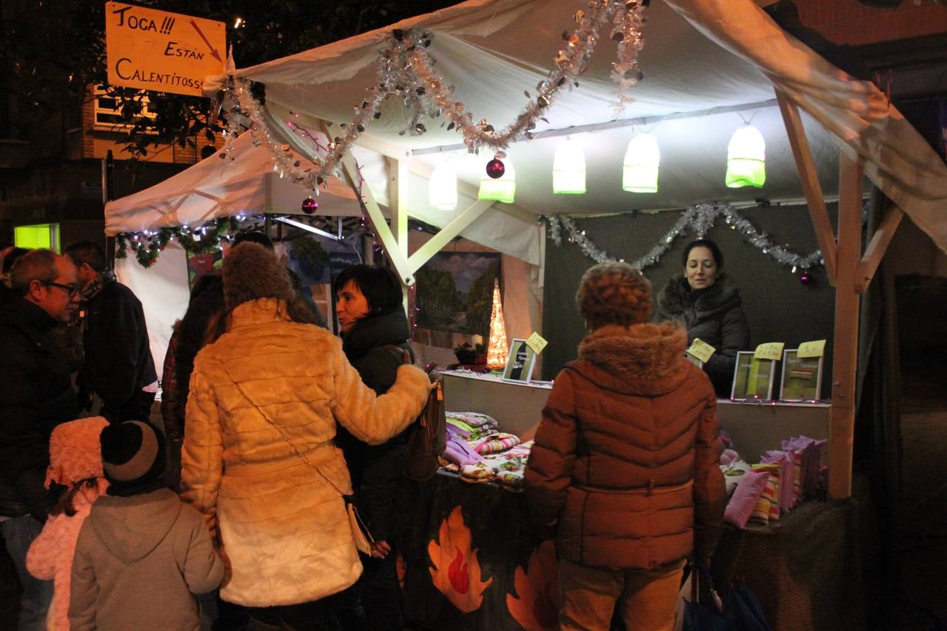 Mercado y hogueras de Santa Lucía en Arnedo