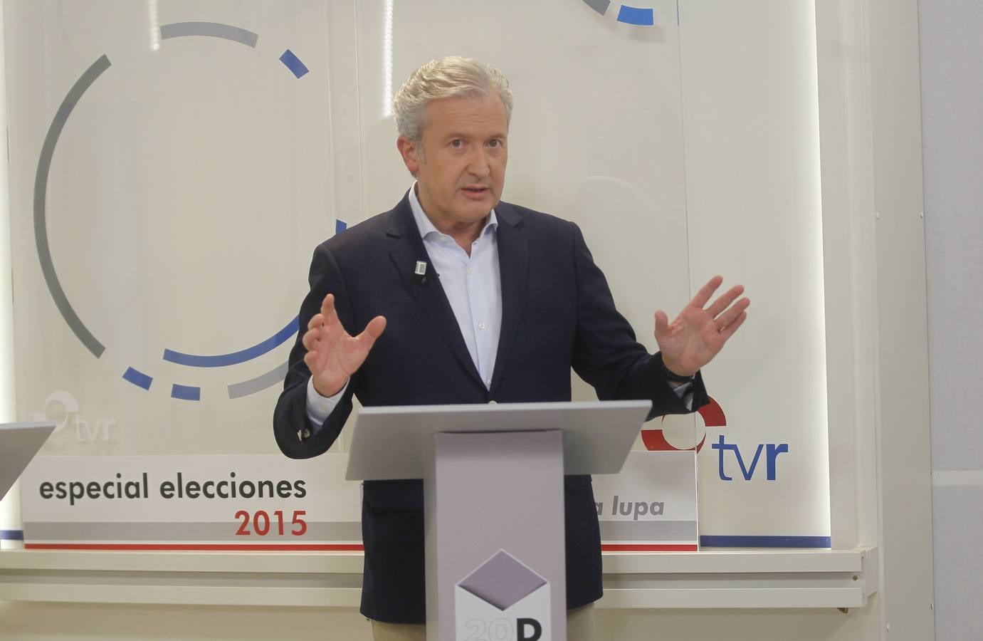 El debate electoral en TVR con Del Río, Luena, Baena y Carreño