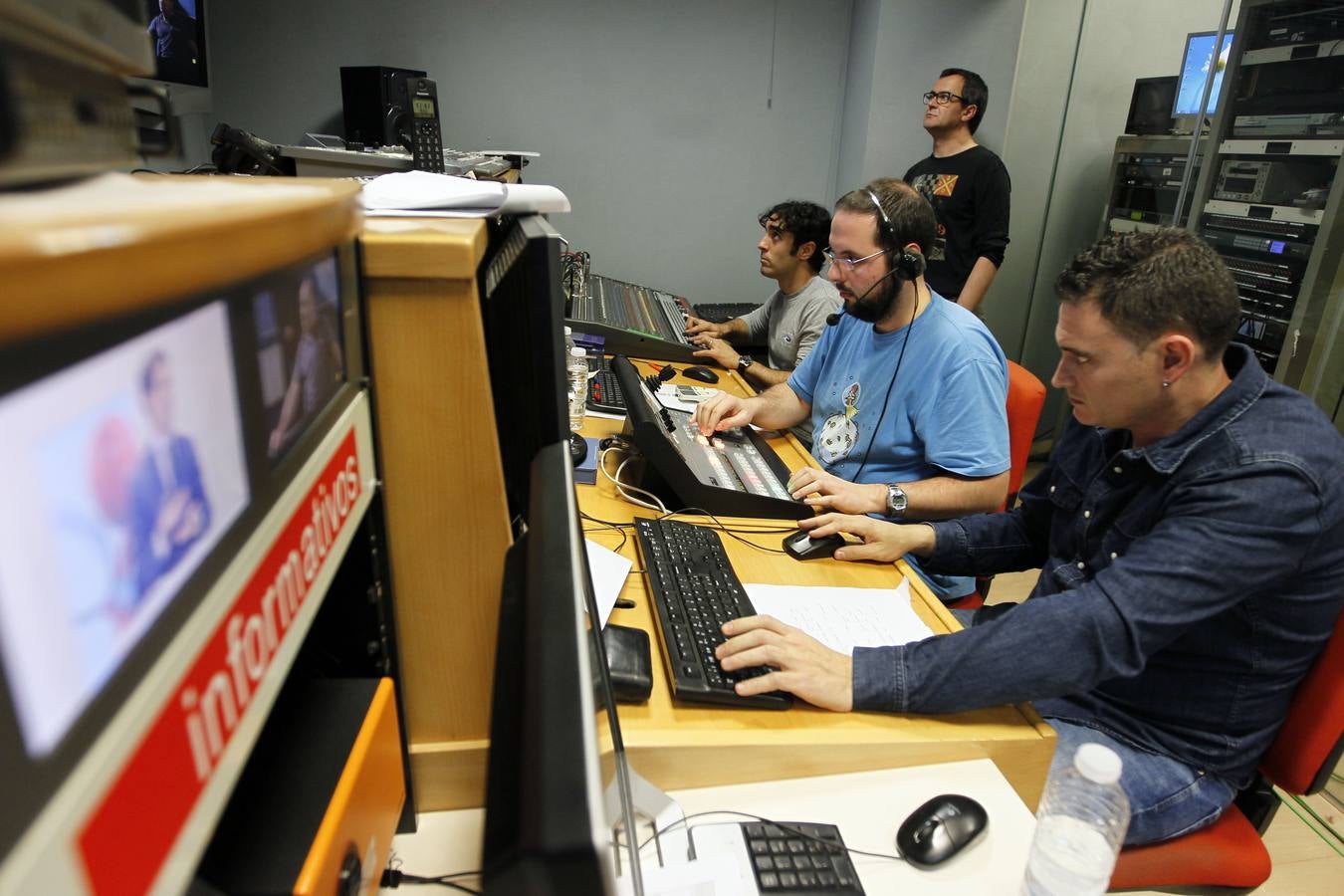 El debate electoral en TVR con Del Río, Luena, Baena y Carreño