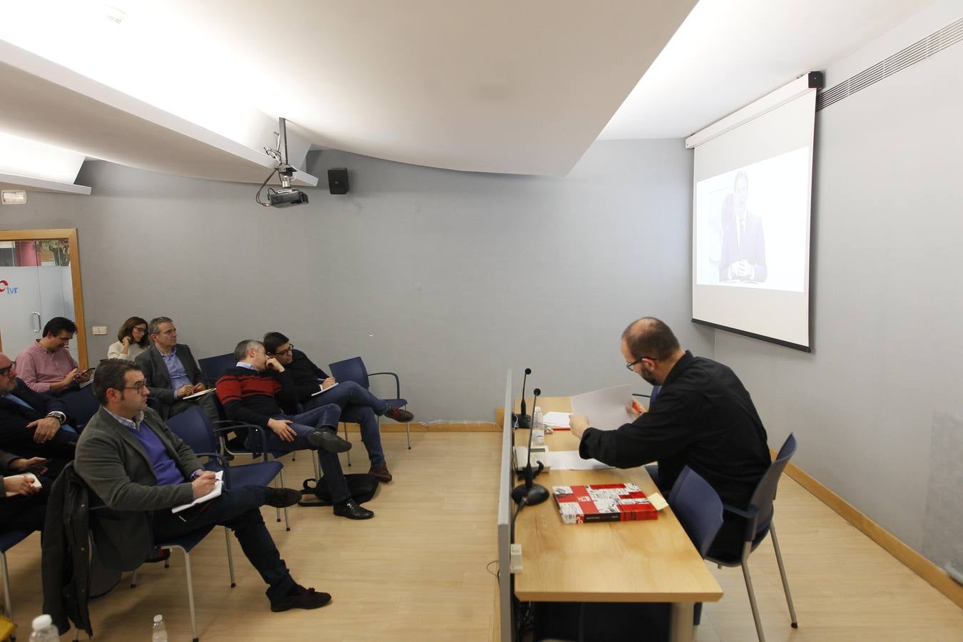 El debate electoral en TVR con Del Río, Luena, Baena y Carreño