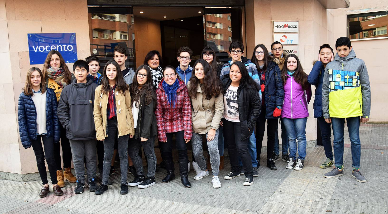 Los alumnos de 2º B del IES Sagasta, de Logroño, visitan la multimedia de Diario LA RIOJA