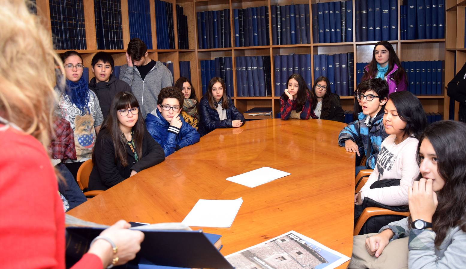 Los alumnos de 2º B del IES Sagasta, de Logroño, visitan la multimedia de Diario LA RIOJA