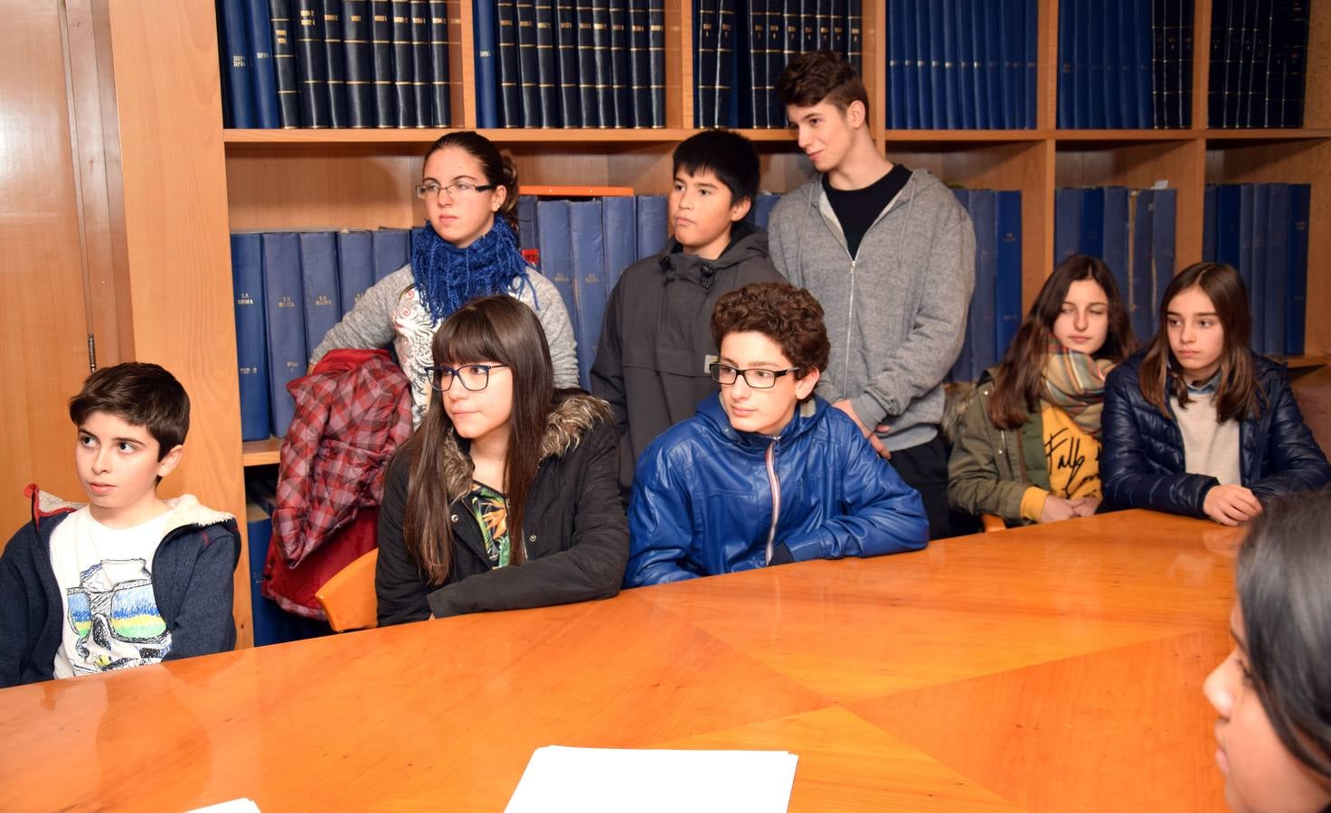 Los alumnos de 2º B del IES Sagasta, de Logroño, visitan la multimedia de Diario LA RIOJA