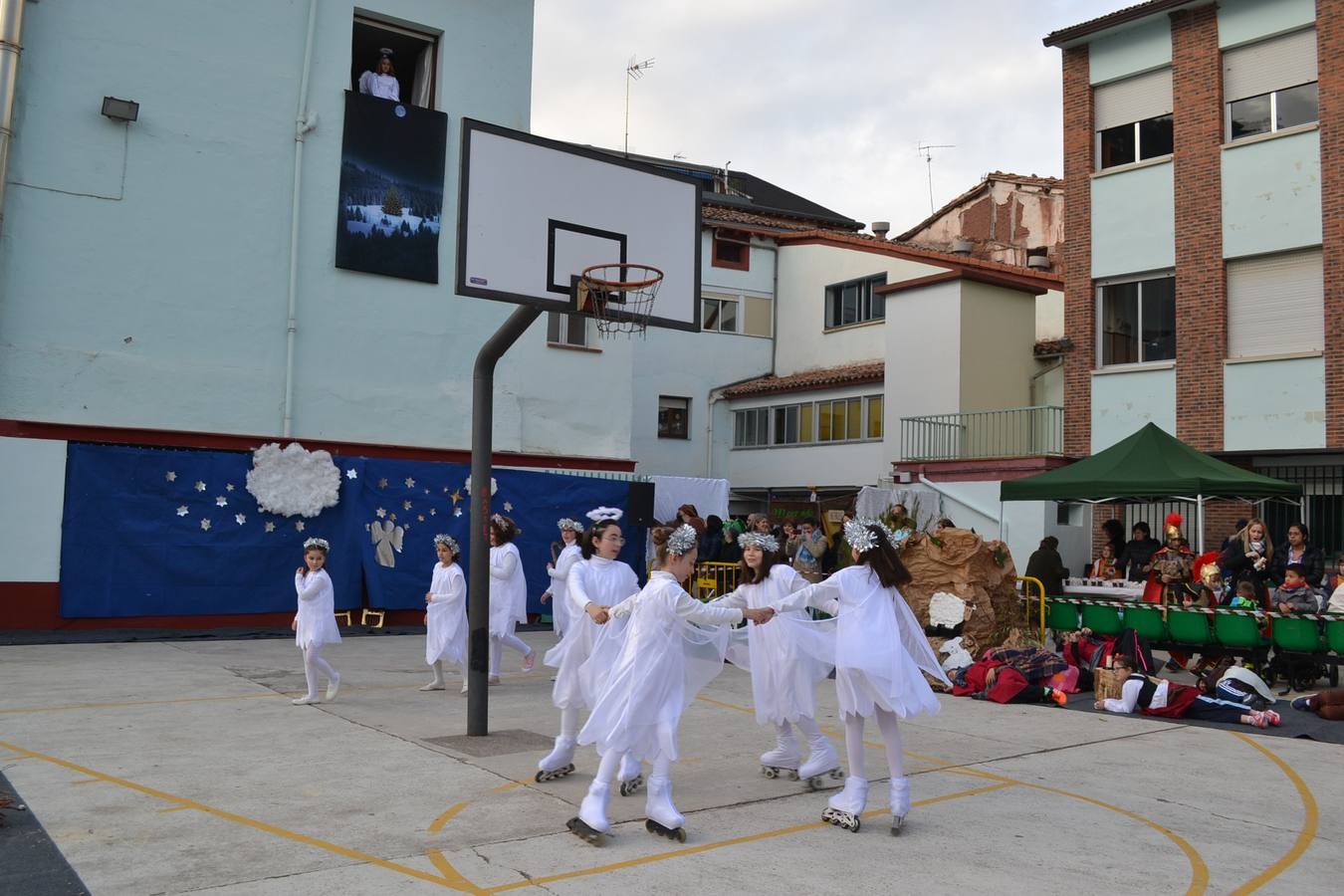 Belén viviente del colegio La Piedad de Nájera