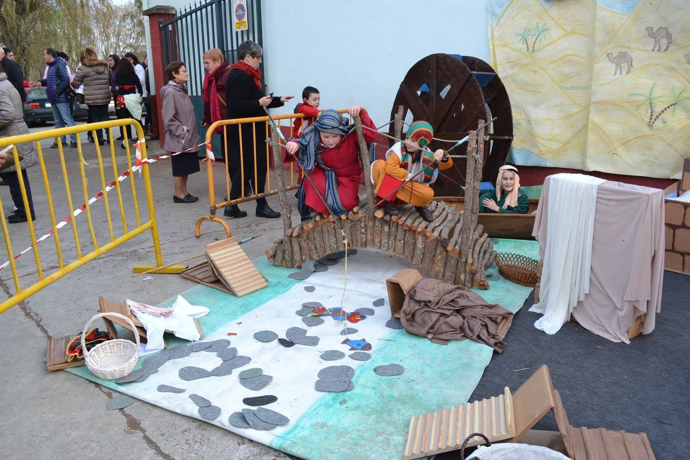 Belén viviente del colegio La Piedad de Nájera