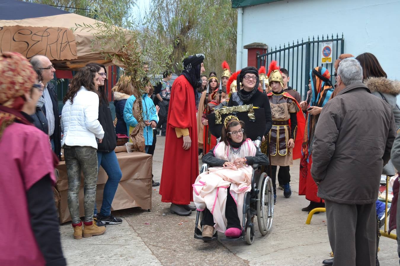 Belén viviente del colegio La Piedad de Nájera