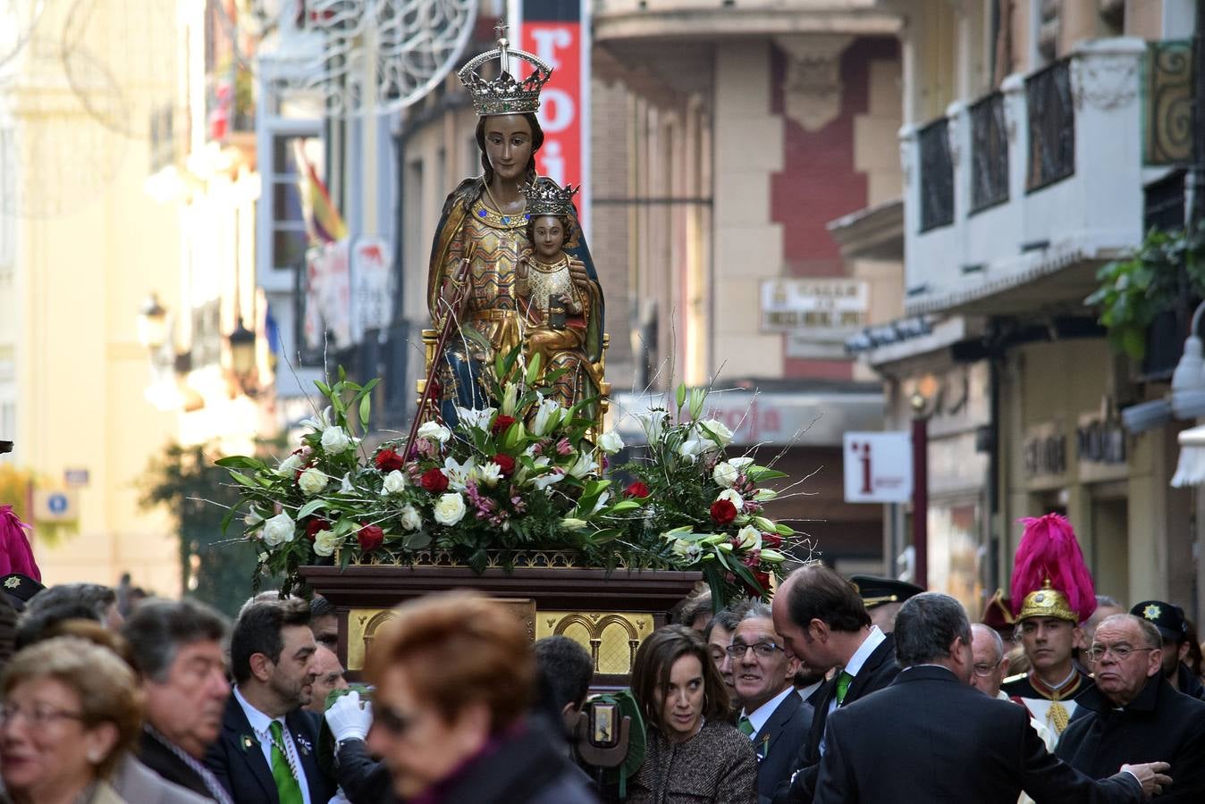 Procesión y misa en Logroño para celebrar el día de la Virgen de la Esperanza